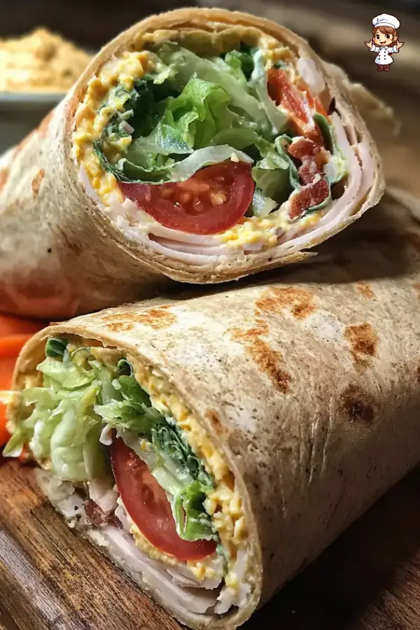 Turkey & Hummus Wrap Discover a Healthy Delight!