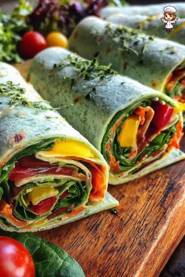 Veggie tortilla wraps are a delicious way to eat healthy!