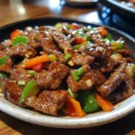 Crispy Ginger Beef Stir-Fry – A Flavorful Asian-Inspired Delight