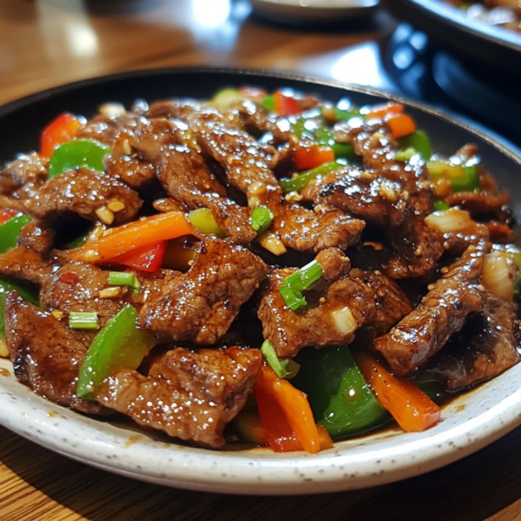 Crispy Ginger Beef Stir-Fry – A Flavorful Asian-Inspired Delight