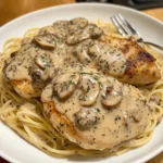 Crockpot Angel Chicken recipe served in a bowl with herbs