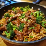 Sticky Beef & Noodles One Pan – Quick, Flavorful Weeknight Dinner