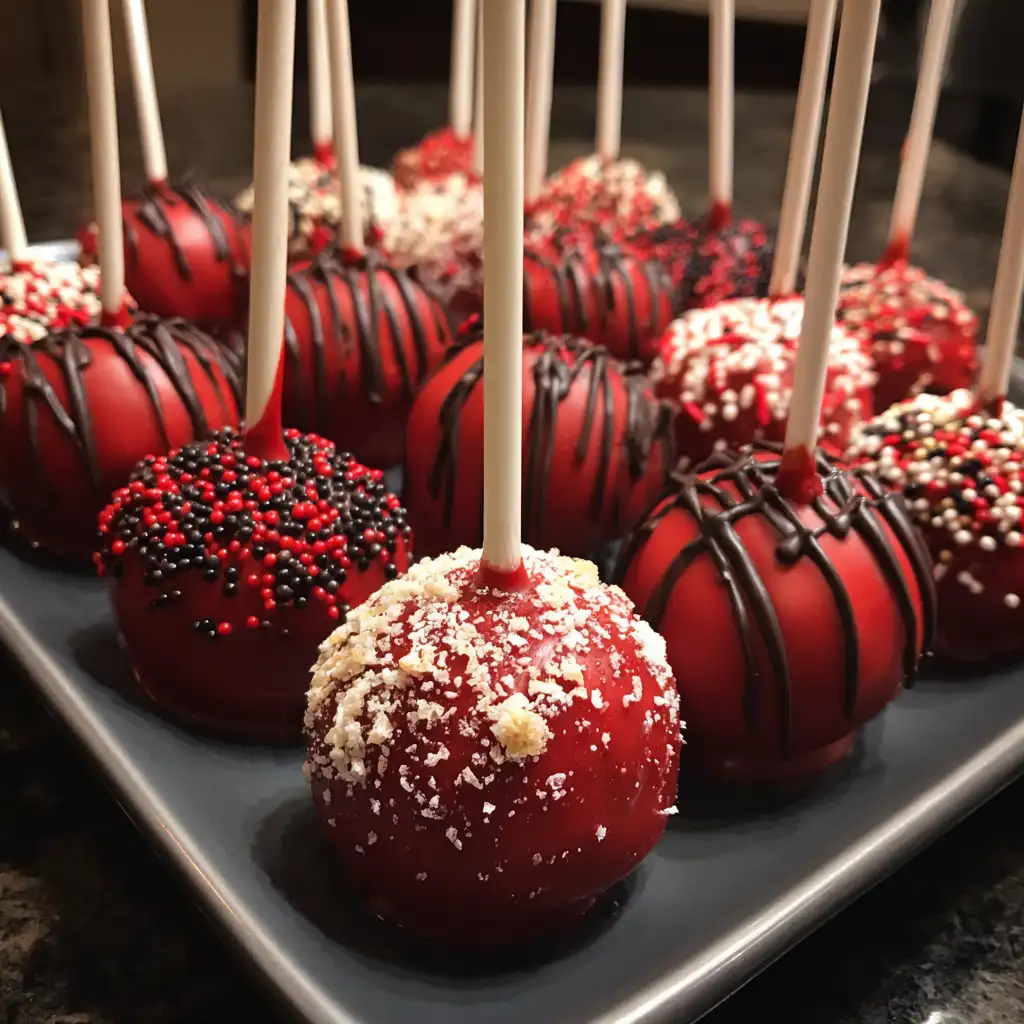 Blood Drip Cake Pops Recipe Create Spooky Treats Today!
