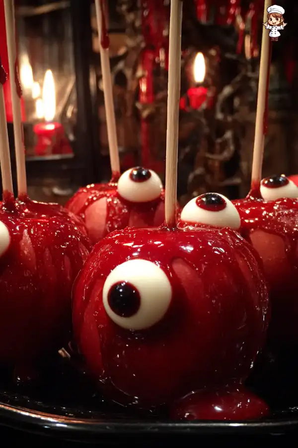 Bloody Eyeball Candy Apples A Spooky Treat to Make!