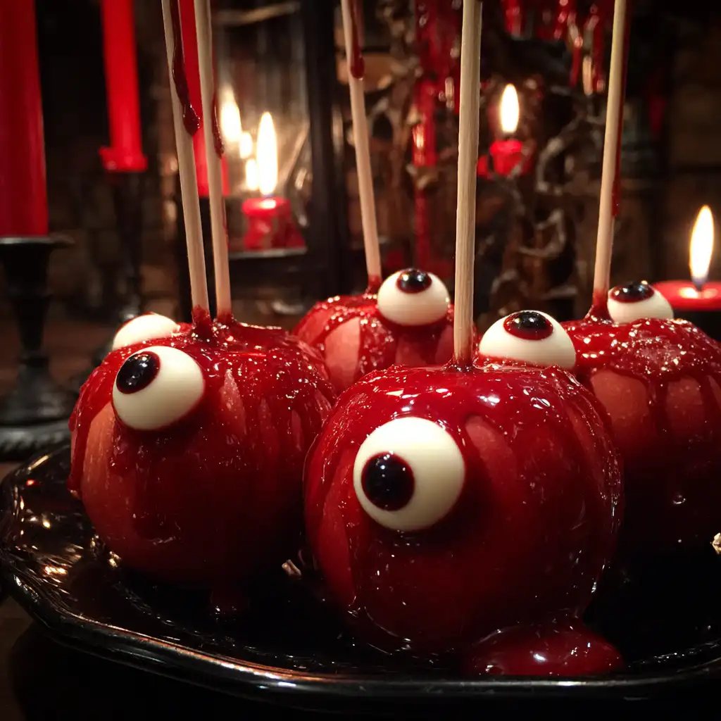 Bloody Eyeball Candy Apples A Spooky Treat to Make!