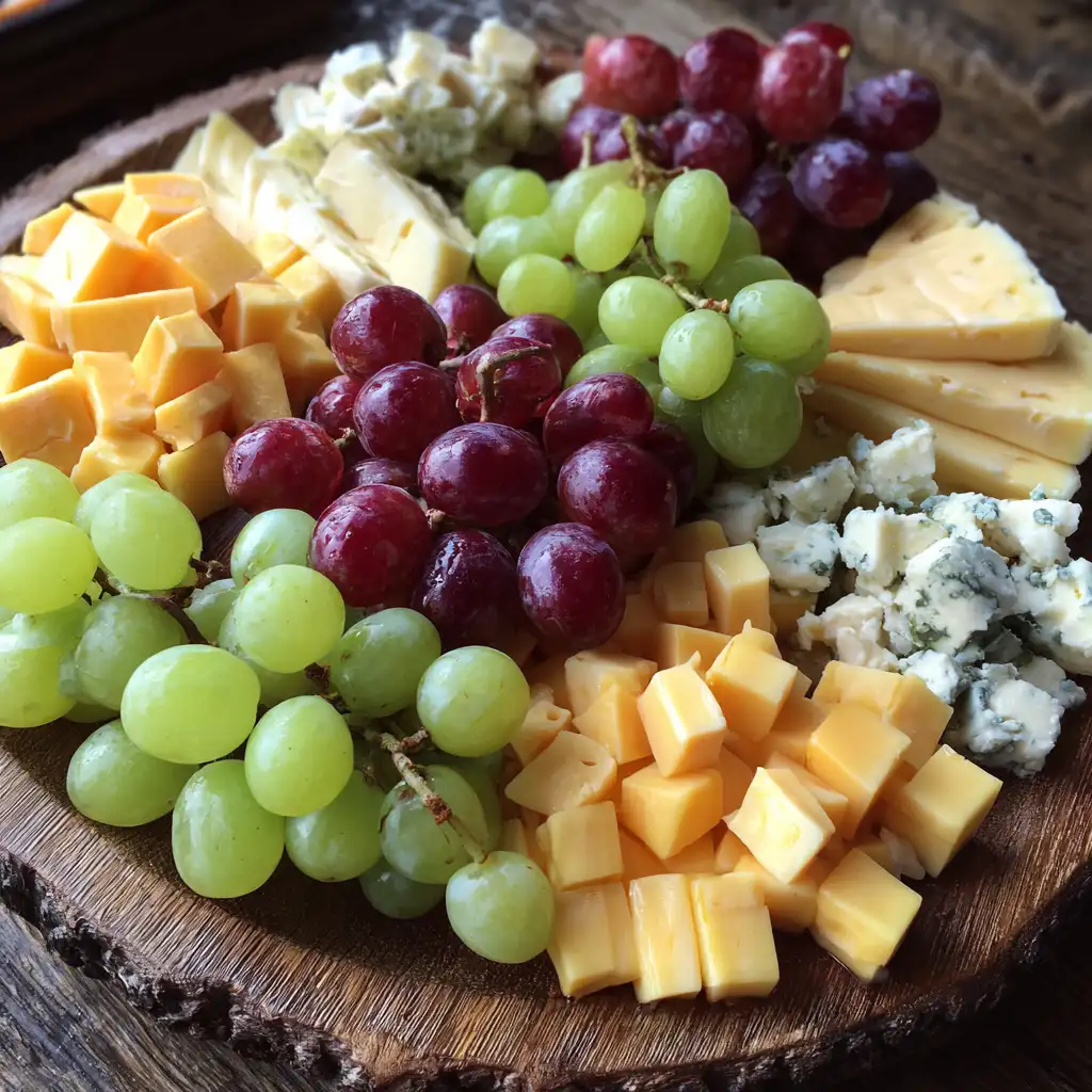 Cheese and grapes snack Discover its delightful benefits!