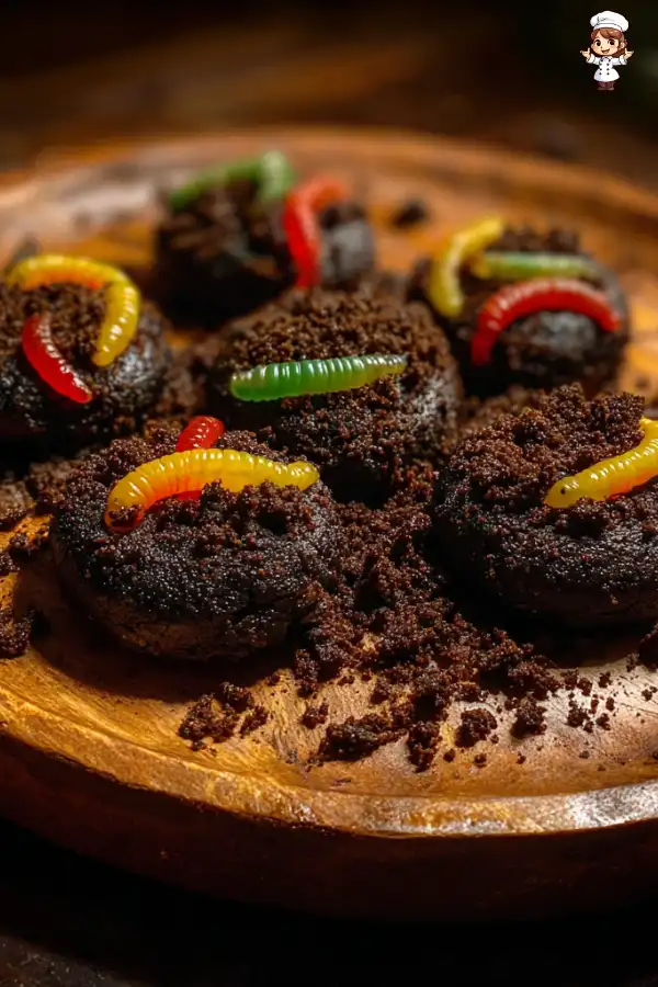 Creepy Crawly Dirt Cookies will delight your guests!