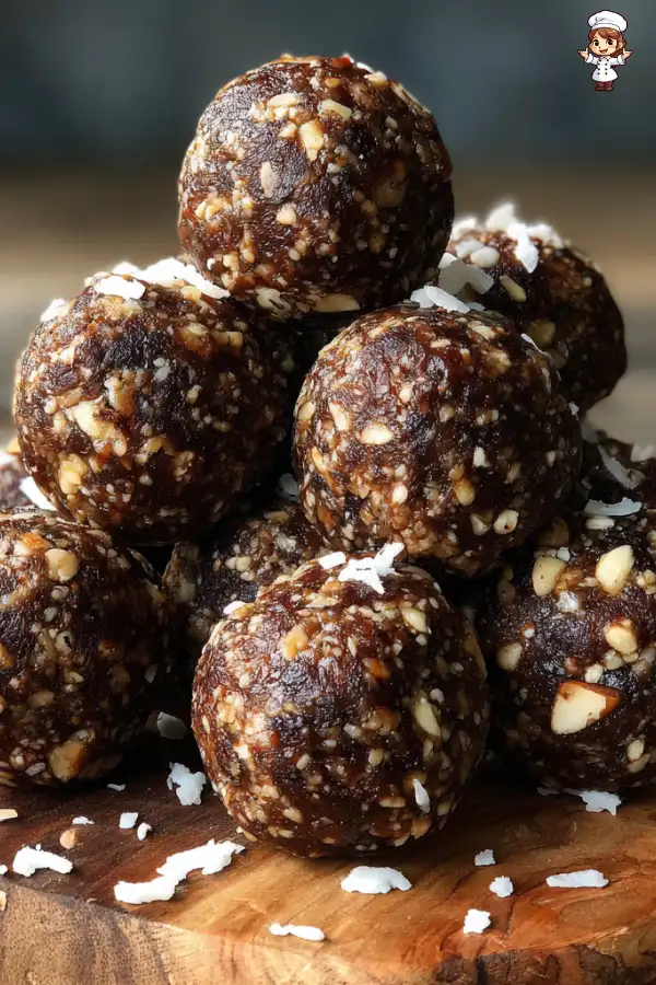 Date nut energy bites are the perfect healthy snack!