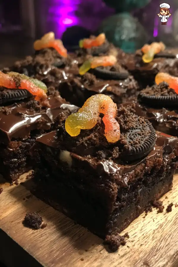 Graveyard Dirt Brownies Recipe A Spooky Delight Awaits!