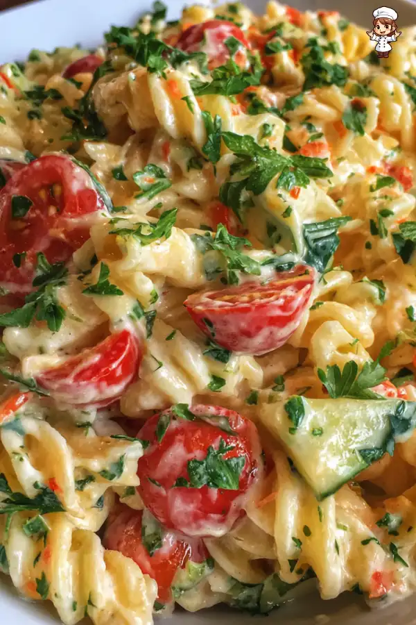 Mayo pasta salad recipe Discover a creamy delight!