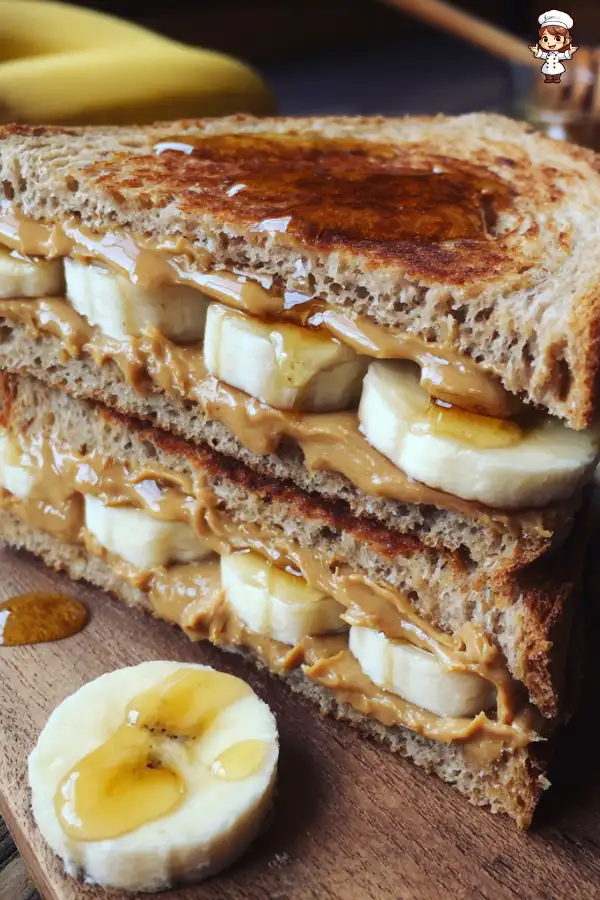 Peanut Butter and Banana Sandwich A Quick Delight!
