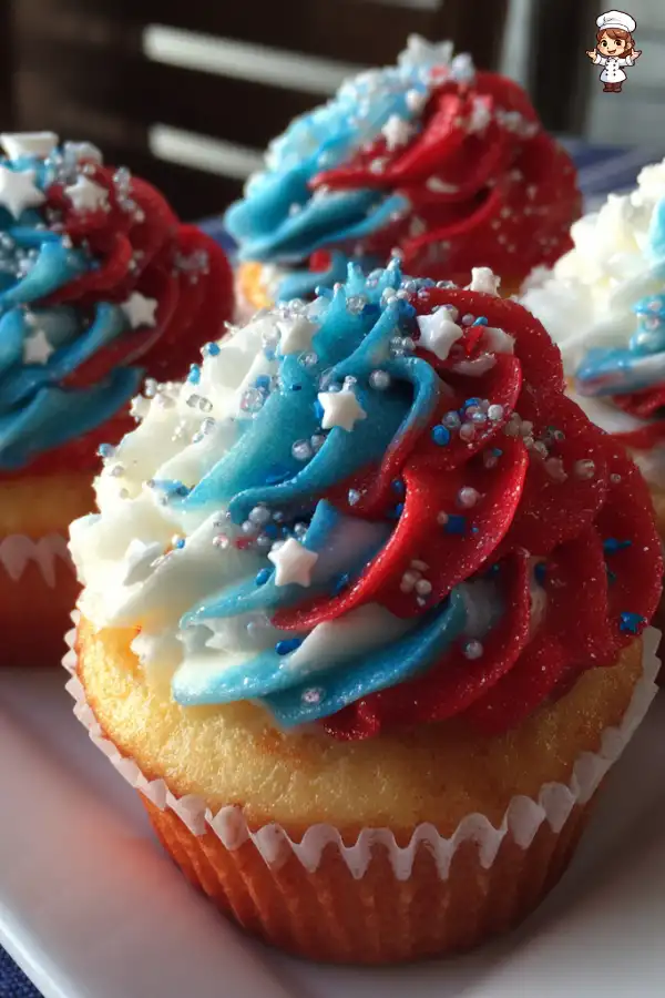 Red White and Blue Cupcakes Celebrate with Joyful Treats!