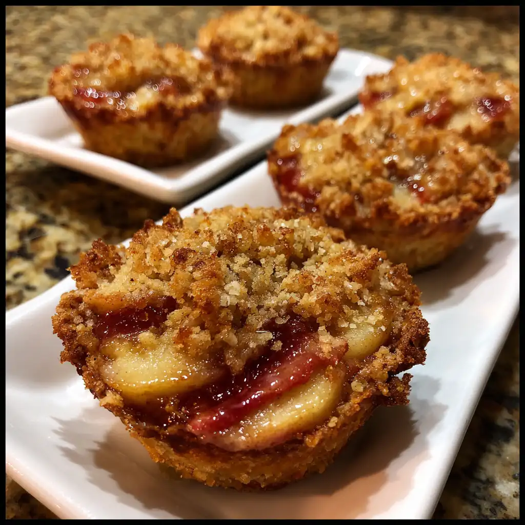 Air Fryer Apple Crumble Cups Recipe