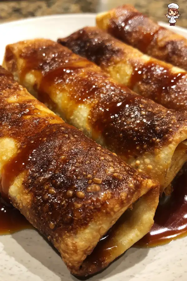 Air Fryer Apple Pie Egg Rolls Recipe