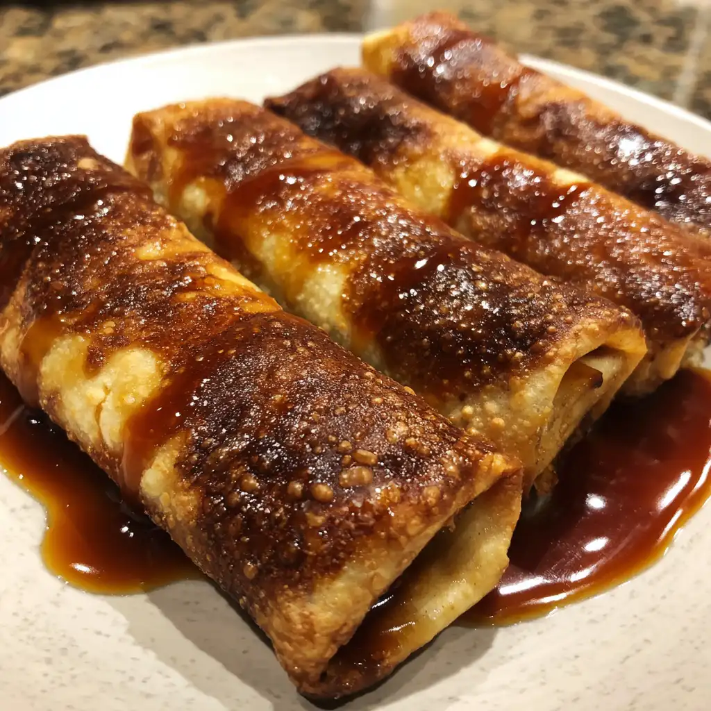 Air Fryer Apple Pie Egg Rolls Recipe