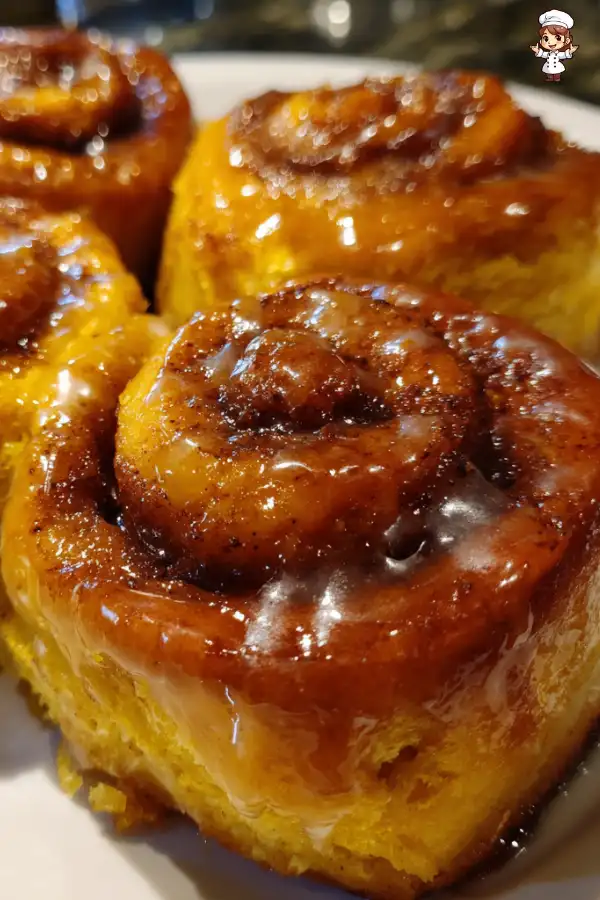Air Fryer Pumpkin Cinnamon Rolls Recipe
