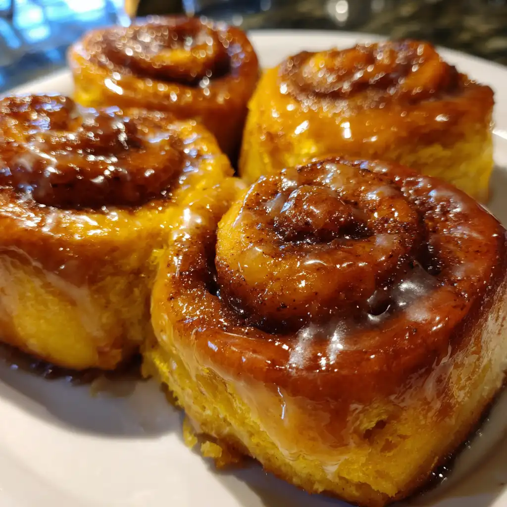 Air Fryer Pumpkin Cinnamon Rolls Recipe