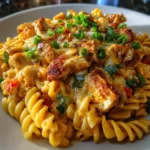 Cajun Chicken Rotini with Creamy Mozzarella Sauce