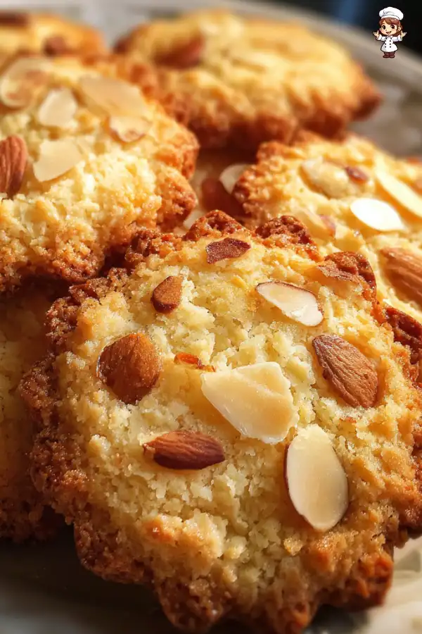 Crispy almond cookies