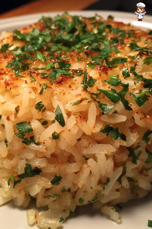 Garlic Parmesan Rice Recipe