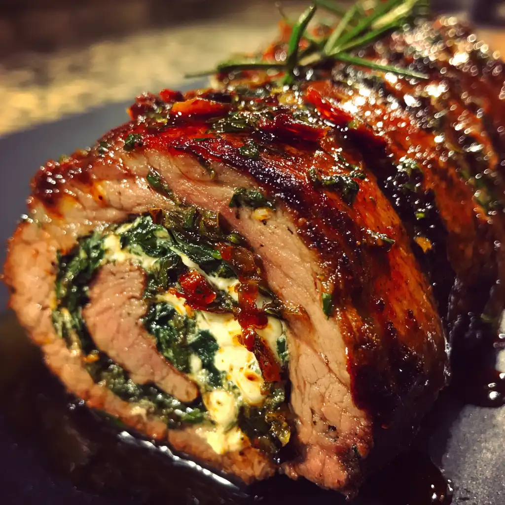 Italian Flank Steak Stuffed Recipe
