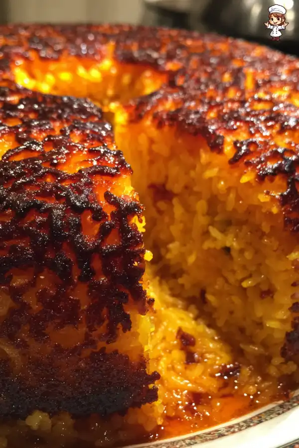Persian pumpkin tahchin recipe