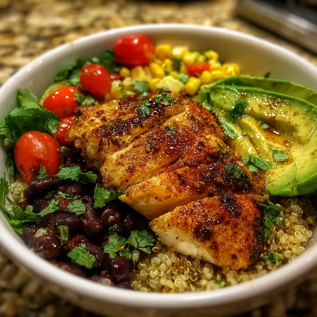 Southwest chicken bowl recipe