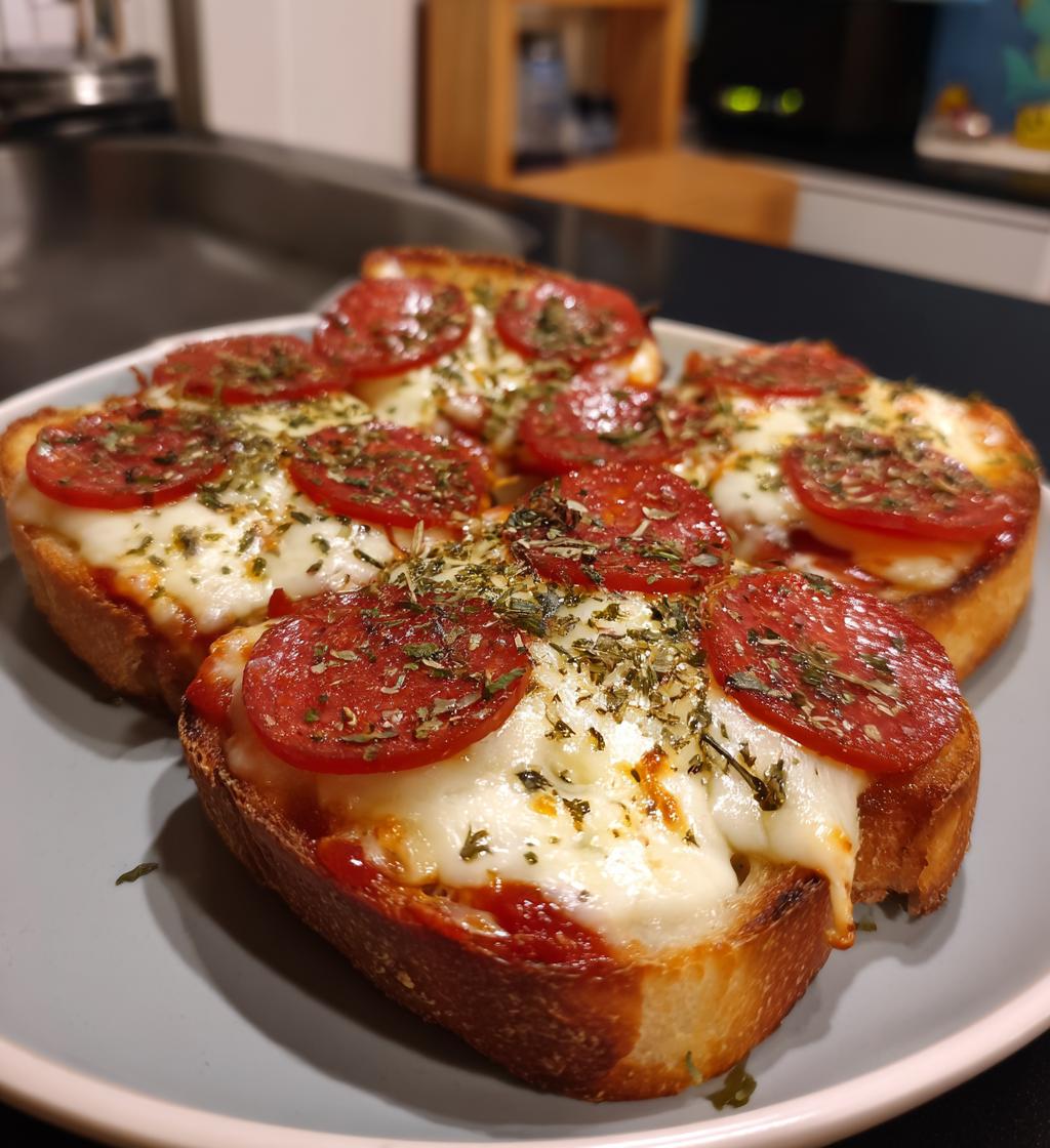 air fryer pizza toast recipe deliciously crispy - detail 1