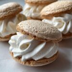 almond dacquoise cream clouds elegant french cookies
