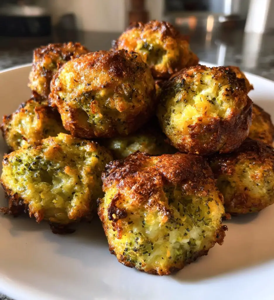 baked broccoli cheese balls recipe