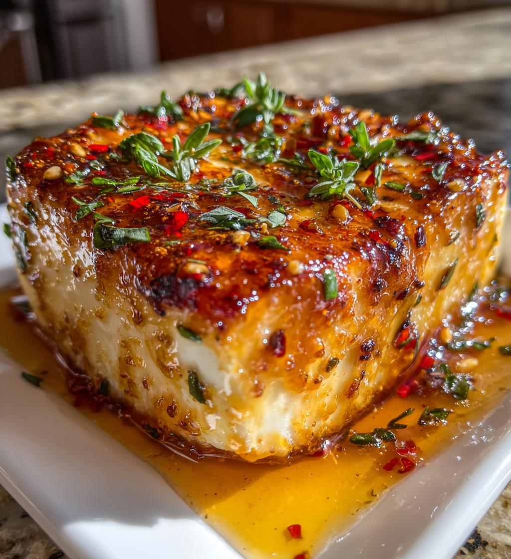 caramelized feta with chili honey irresistible easy appetizer