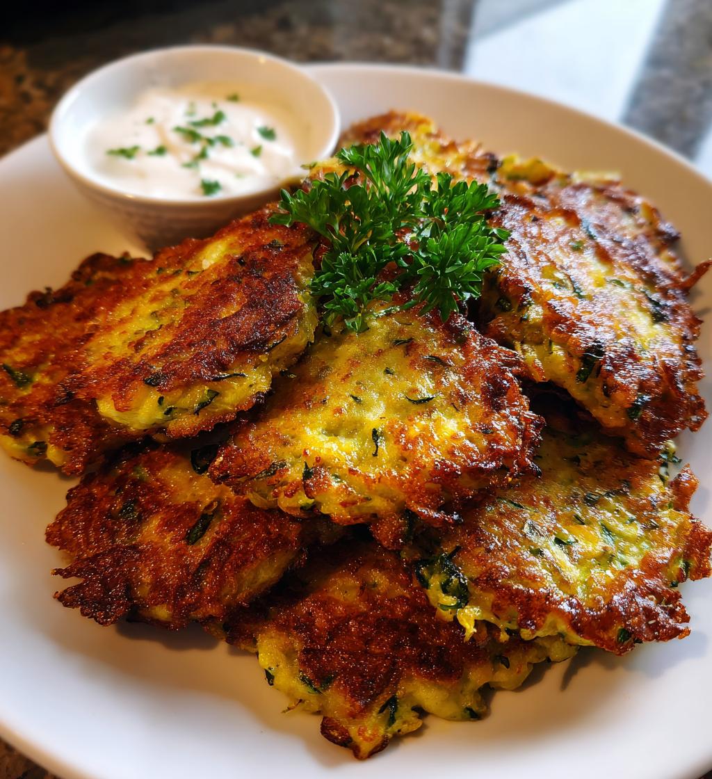 crispy zucchini fritters recipe delightful snack - detail 1