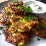 crispy zucchini fritters recipe delightful snack