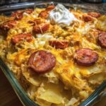 crockpot pierogi casserole kielbasa recipe