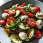 cucumber mozzarella salad refreshing summer recipe