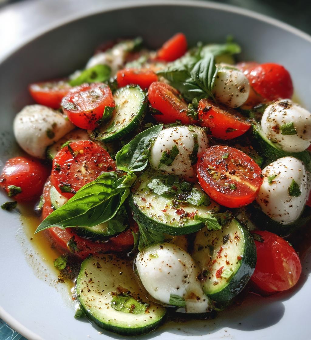 cucumber mozzarella salad refreshing summer recipe