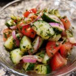 cucumber onion tomato salad refreshing recipe