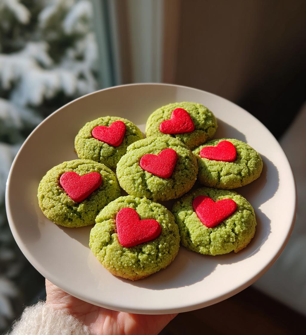 grinch cookies festive holiday treats recipe - detail 1