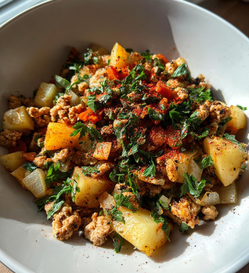 ground turkey with potatoes quick dinner recipe - detail 1