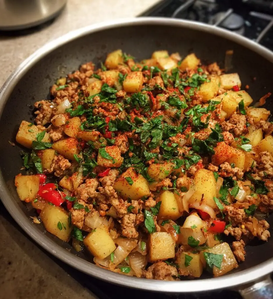 ground turkey with potatoes quick dinner recipe