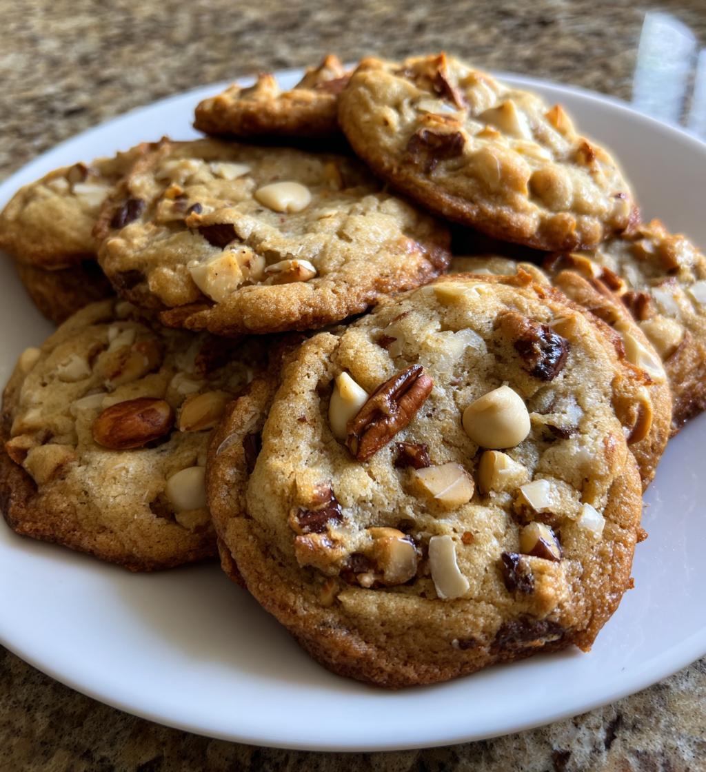 healthy nut seed energy cookies