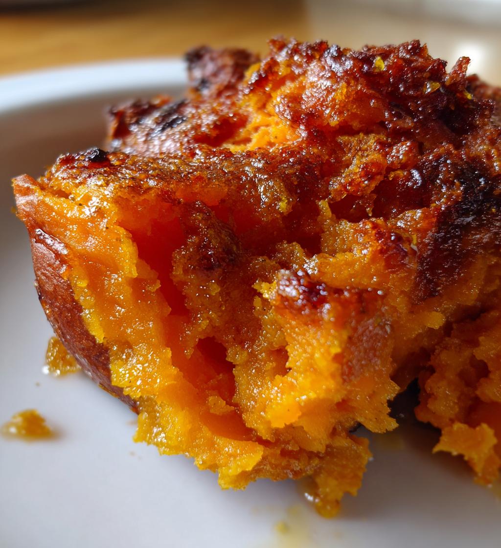 honey chili smashed sweet potatoes recipe - detail 1