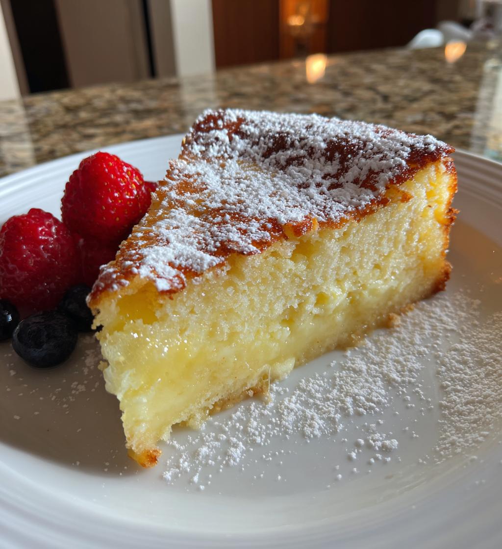italian grandmas lemon custard cake classic recipe