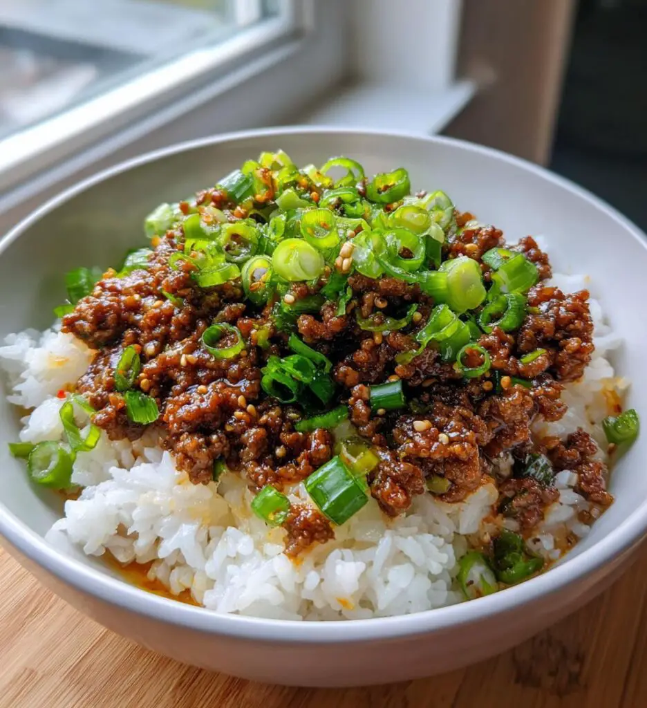 korean ground beef bowl quick delicious recipe