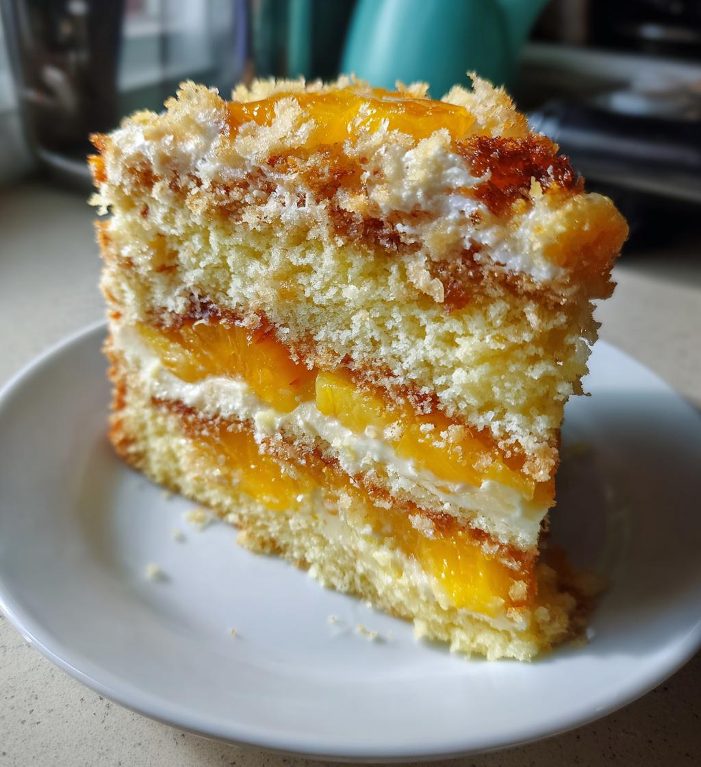 mandarin orange pineapple cake recipe - detail 1