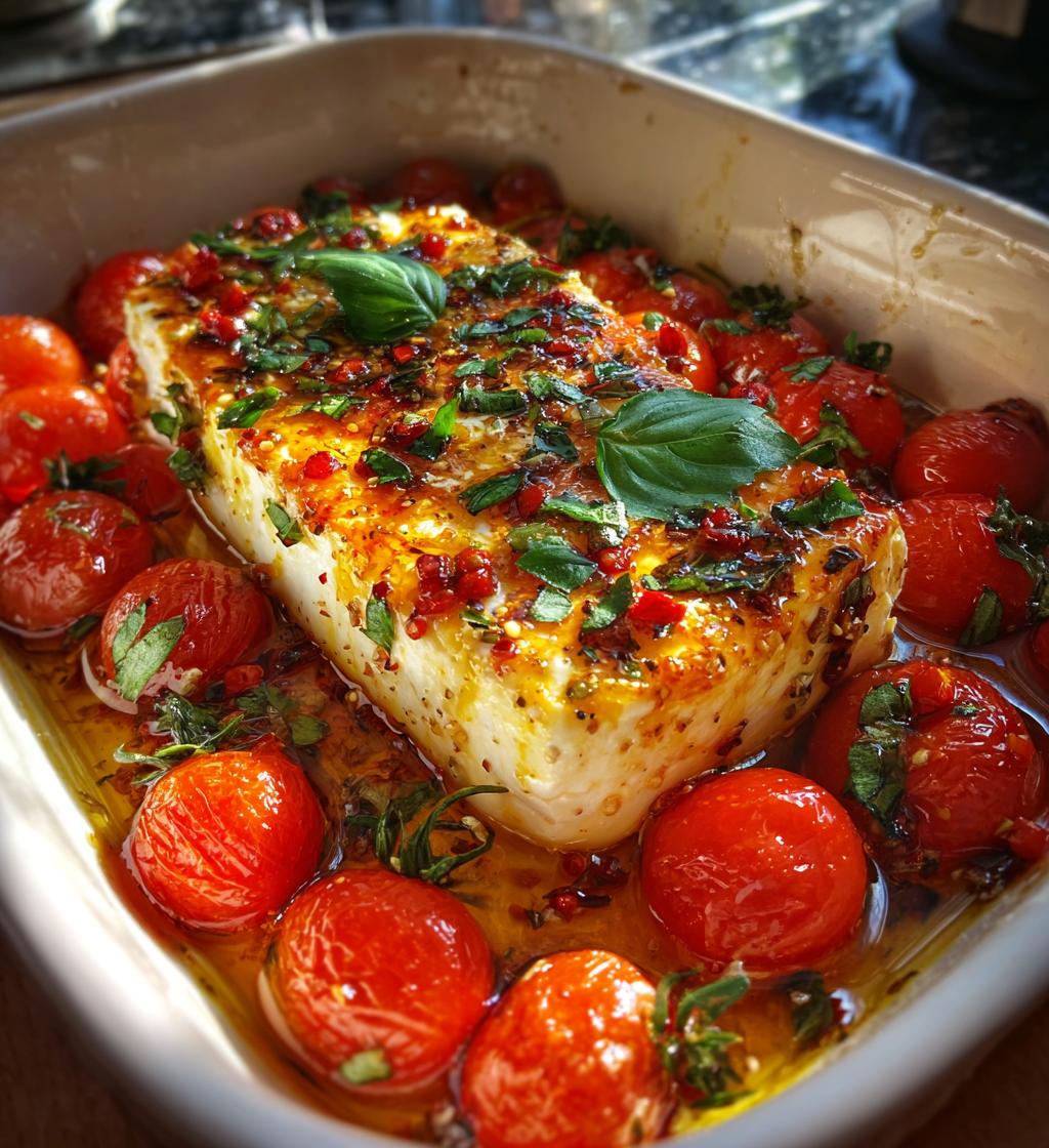 mediterranean baked feta appetizer easy flavor packed