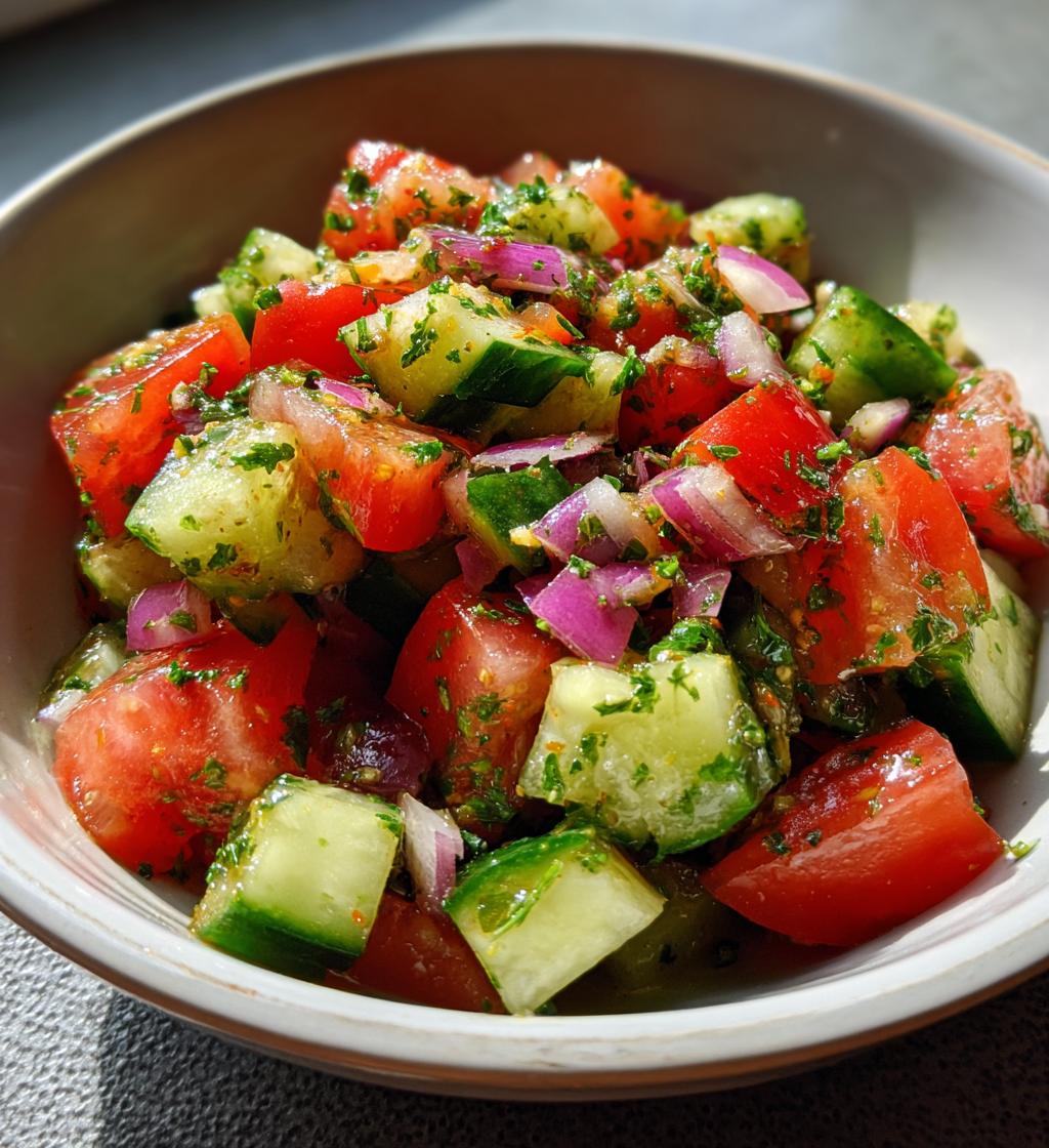 refreshing cucumber tomato salad recipe summer delight