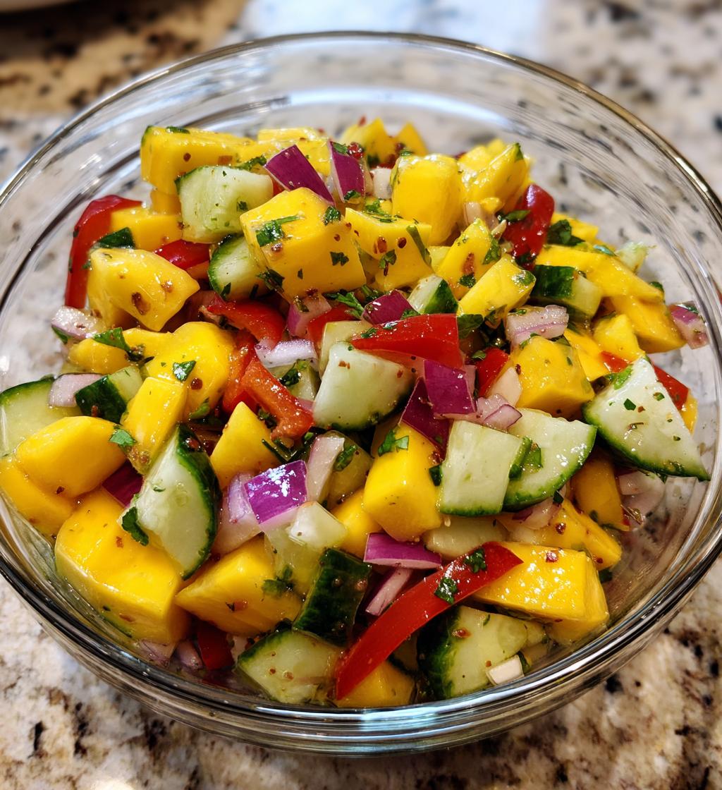 refreshing mango salad recipe delightful summer dish - detail 1