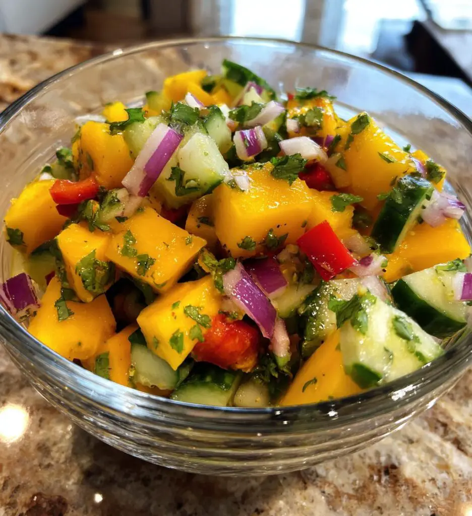 refreshing mango salad recipe delightful summer dish
