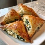 spinach feta pastry rolls easy savory puff pastry recipe